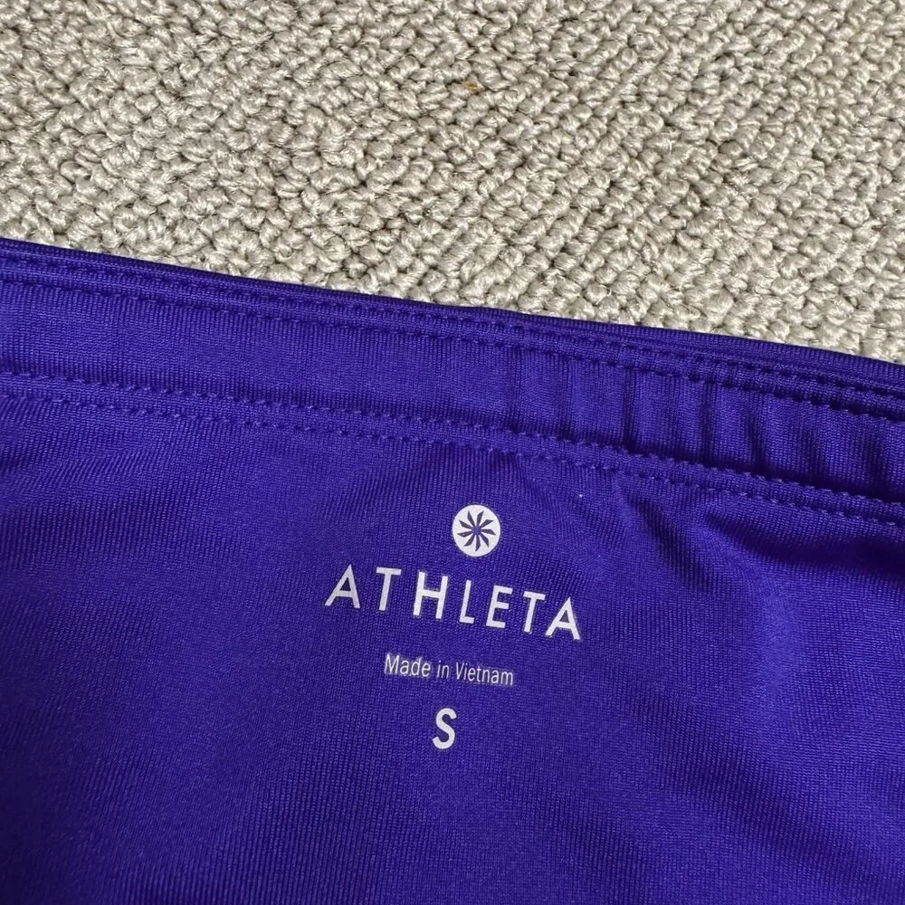 Athleta Leggings Purple Cropped Skinny Leg Women’s Size Small - Picture 10 of 11